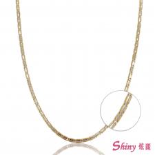 14K金雙色扁鍊 0.87錢 36CM 商品圖