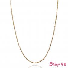 14K金黃色珠珠項鍊 46CM 商品圖
