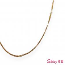 14K金雙色龍骨項鍊 45CM 商品圖