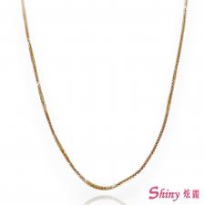 14K金雙色龍骨細鍊 45CM 商品圖