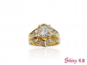 14K金皇家古典風1克拉鑽戒 0.47ct/54p #13 商品圖