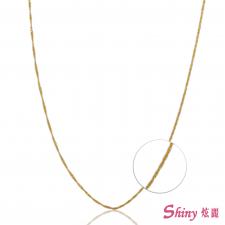 18K金水波項鍊 0.38錢 38CM 商品圖