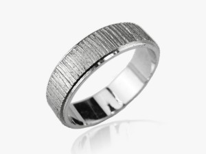 18K白金光影木紋戒 1.06錢 國際圍10號 商品圖