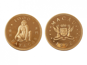 1992澳門猴年金幣0.5盎司