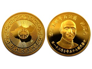 1986民國七十五年蔣公百年誕辰紀念金章(約1盎司) 商品圖