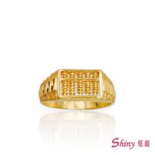 22K金算盤造型戒指 1.39錢 商品圖