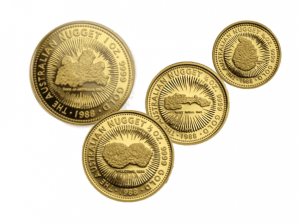 1988澳洲鴻運精鑄金幣套組四枚1.85盎司