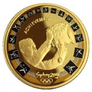 2000澳洲雪梨奧運精鑄金幣10克(頒獎典禮) 商品圖