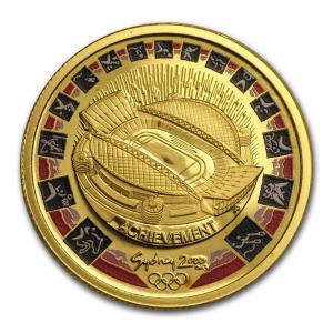 2000澳洲雪梨奧運精鑄金幣10克(體育場) 商品圖