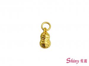 黃金硬金花生吊墜 0.17錢 商品圖