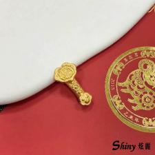 黃金硬金如意配件 0.22錢 商品圖