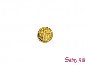 黃金硬金福字配件 0.14錢 商品圖