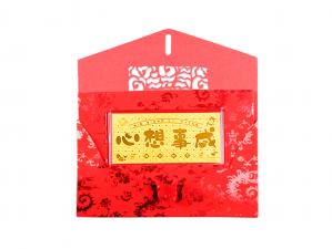 黃金紅包袋-心想事成 1克 商品圖