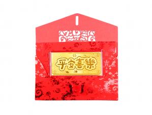 黃金紅包袋-平安喜樂 1克 商品圖