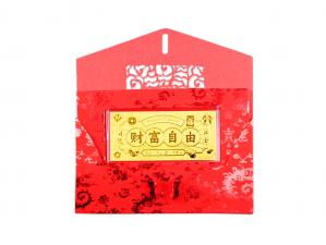 黃金紅包袋-財富自由 1克 商品圖