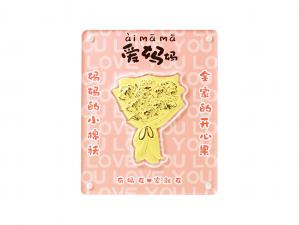 黃金擺件-母親節花束 0.3克 商品圖