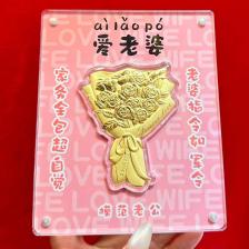 黃金擺件-愛老婆花束 0.3克 商品圖