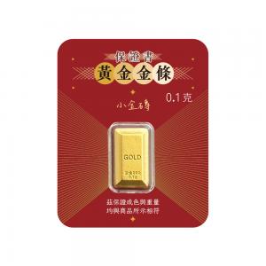 黃金金條 小金磚 0.1克 商品圖