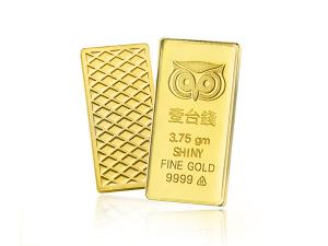 炫麗咕咕招財金條1錢 商品圖