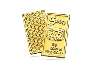 炫麗咕咕招財金條5克（.9999） 商品圖