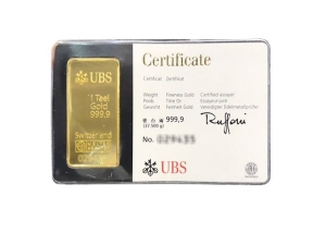 UBS瑞士金條1兩 商品圖