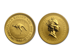 1990澳洲袋鼠金幣0.1盎司