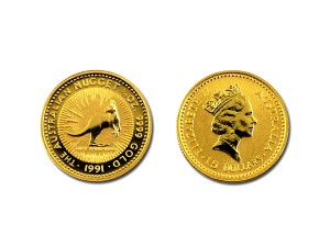 1991澳洲袋鼠金幣0.1盎司 商品圖