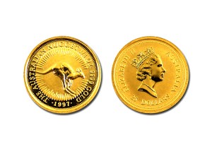 1997澳洲袋鼠金幣0.25盎司 商品圖