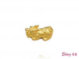 黃金太極貔貅串飾 0.50錢 2.2CM 商品圖