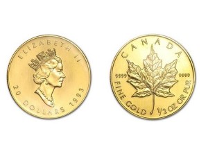 1993加拿大楓葉金幣0.5盎司 商品圖