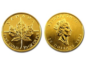 1994加拿大楓葉金幣0.5盎司