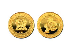1998戊寅虎年紀念金幣0.25盎司 商品圖