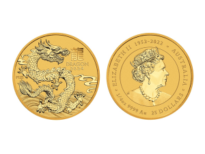 2024澳洲生肖龍年金幣0.25盎司(系列III)