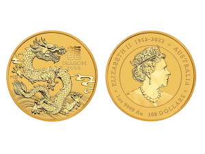 2024澳洲生肖龍年金幣1盎司(系列III)