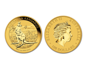 2014澳洲袋鼠金幣1盎司