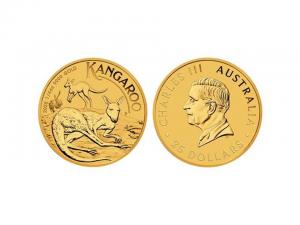 2025澳洲袋鼠金幣0.25盎司 商品圖 2025澳洲袋鼠金幣0.25盎司 商品圖