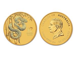2025澳洲生肖蛇年金幣0.25盎司(系列III) 商品圖