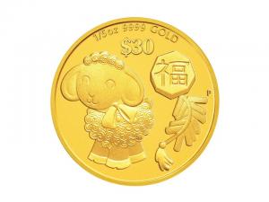 2015澳洲福祿壽吉利金羊紀念金幣0.6盎司 商品圖