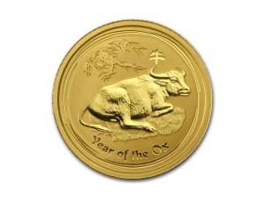 2009澳洲生肖牛年金幣0.1盎司 商品圖
