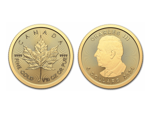 2024加拿大楓葉金幣0.1盎司