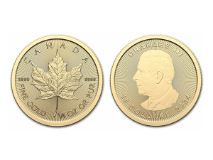2024加拿大楓葉金幣0.25盎司