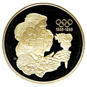 1896-1996亞特蘭大奧運百年紀念22K金幣16.97克 商品圖