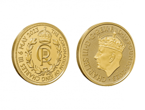 2023英國查理三世國王陛下加冕禮金幣0.1盎司