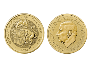 2024英都鐸獸西摩獨角獸金幣1盎司