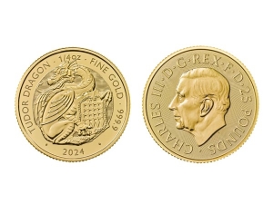 2024英都鐸獸威爾斯龍金幣0.25盎司 商品圖