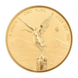 2024墨西哥獨立天使反向精鑄金幣0.5盎司 商品圖