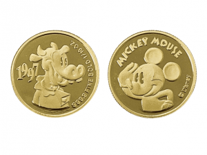 1997迪士尼金幣0.1盎司