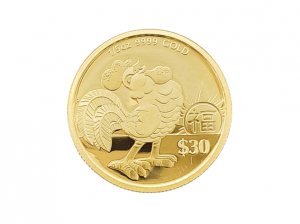 2017臺銀福祿壽吉利金雞紀念金幣0.2盎司 商品圖