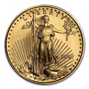 2001美國鷹揚金幣0.1盎司(22K) 商品圖