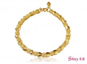 黃金雙面鳳梨手鍊 3.55錢 17+1CM 商品圖